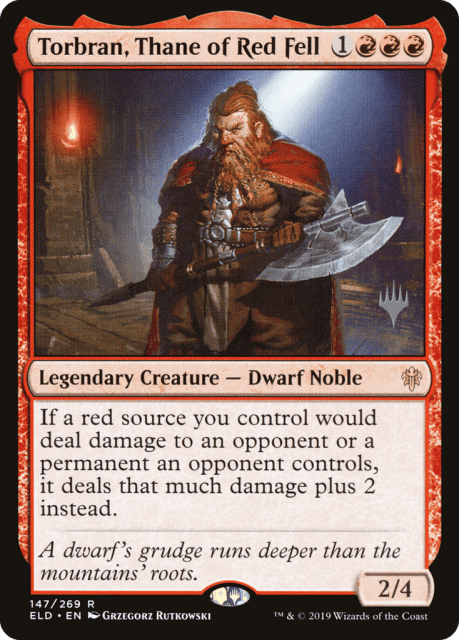 Torbran, Thane of Red Fell (147) — Throne of Eldraine Promos