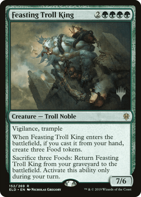 Feasting Troll King (152) — Throne of Eldraine Promos