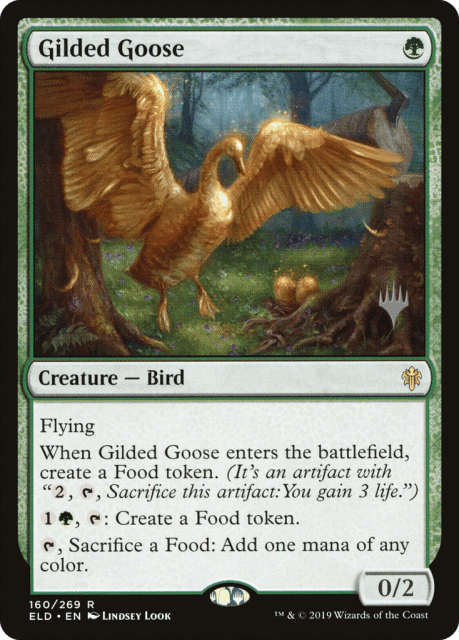 Gilded Goose (160) — Throne of Eldraine Promos