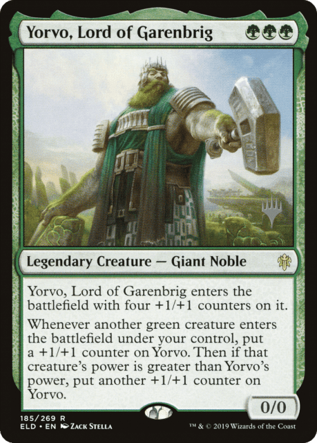 Yorvo, Lord of Garenbrig (185) — Throne of Eldraine Promos