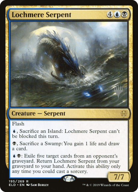 Lochmere Serpent (195) — Throne of Eldraine Promos