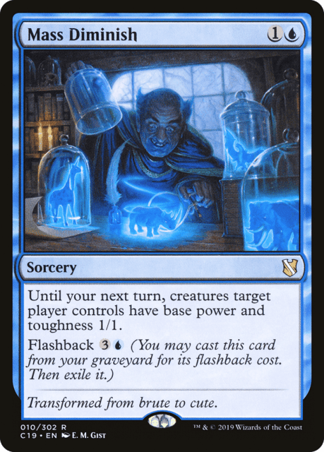 Mass Diminish (10) — Commander 2019