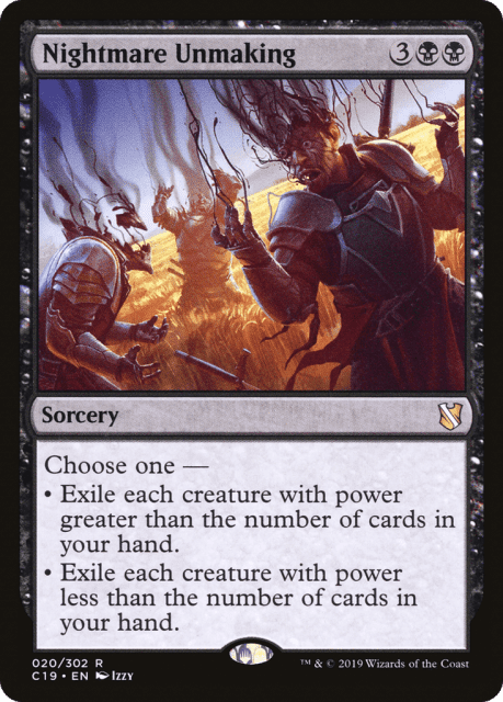 Nightmare Unmaking (20) — Commander 2019
