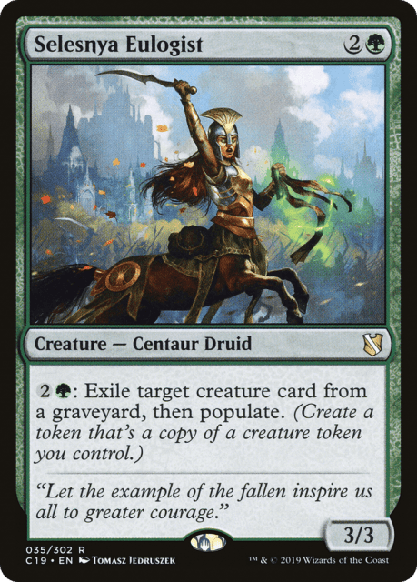Selesnya Eulogist (35) — Commander 2019