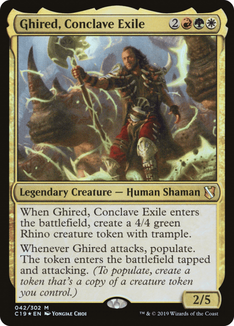 Ghired, Conclave Exile (42) — Commander 2019