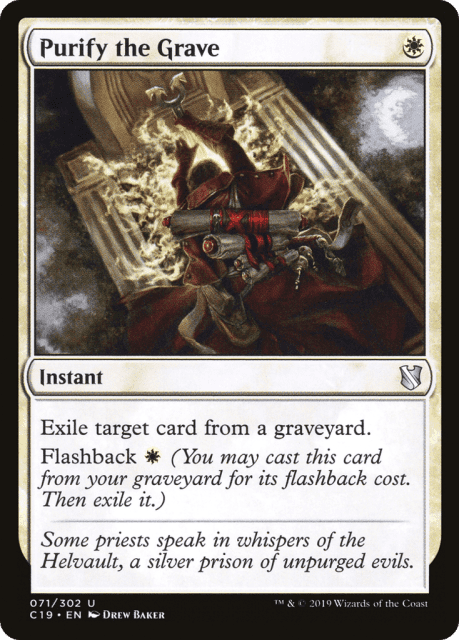 Purify the Grave (71) — Commander 2019