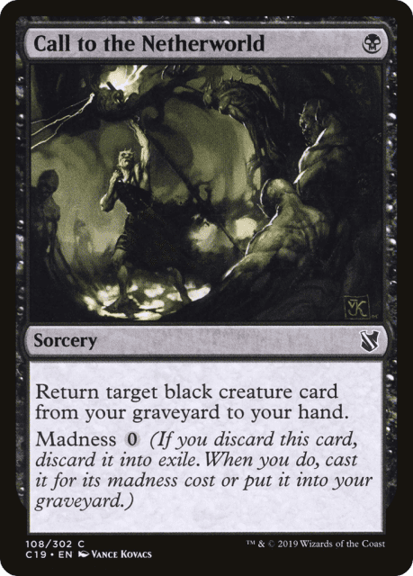 Call to the Netherworld (108) — Commander 2019