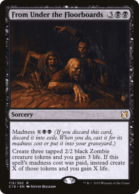 From Under the Floorboards (113) — Commander 2019