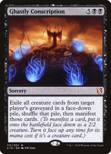 Ghastly Conscription (115) — Commander 2019