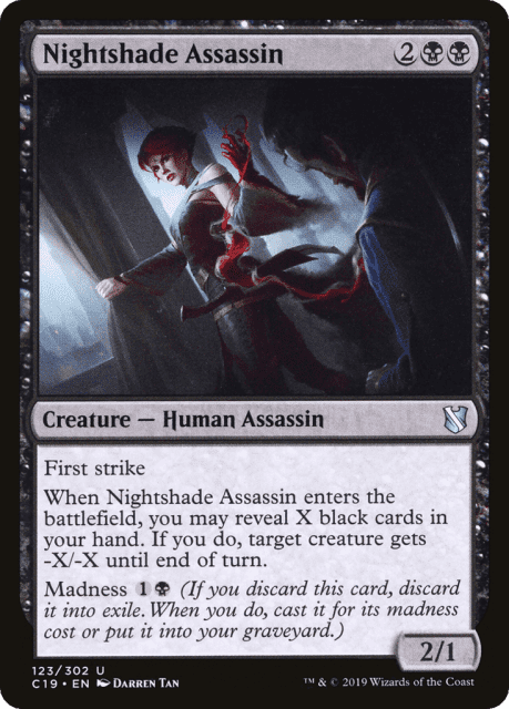 Nightshade Assassin (123) — Commander 2019