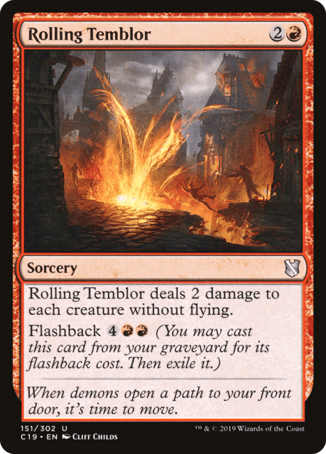 Rolling Temblor (151) — Commander 2019