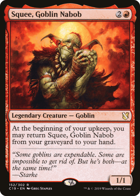 Squee, Goblin Nabob (152) — Commander 2019