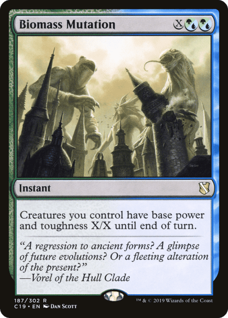 Biomass Mutation (187) — Commander 2019