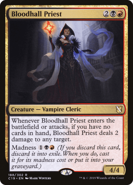 Bloodhall Priest (188) — Commander 2019