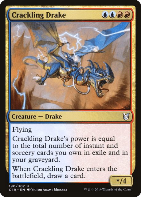 Crackling Drake (190) — Commander 2019
