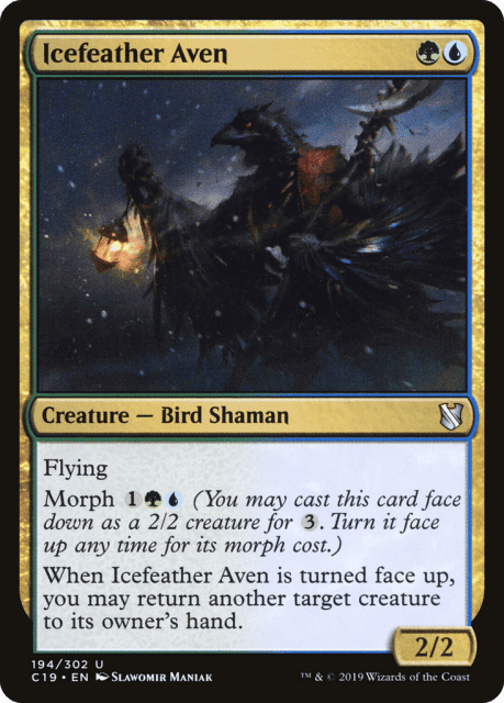 Icefeather Aven (194) — Commander 2019