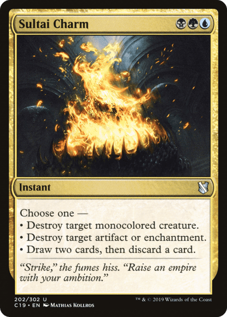 Sultai Charm (202) — Commander 2019