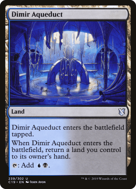 Dimir Aqueduct (239) — Commander 2019