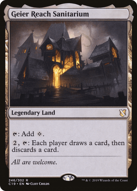 Geier Reach Sanitarium (246) — Commander 2019