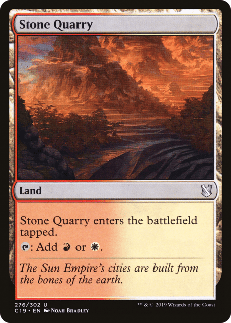 Stone Quarry (276) — Commander 2019
