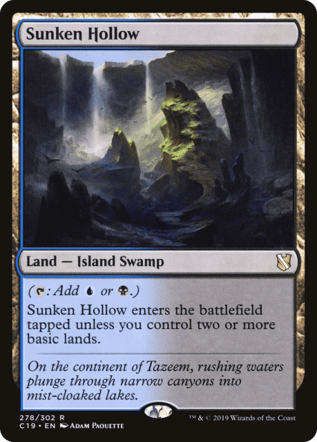Sunken Hollow (278) — Commander 2019