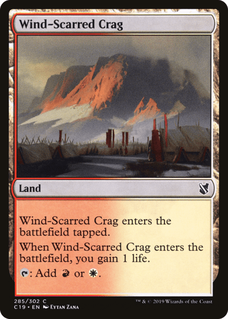 Wind-Scarred Crag (285) — Commander 2019