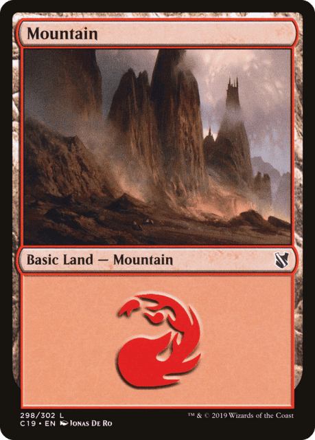 Mountain (298) — Commander 2019
