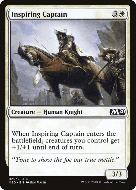 Inspiring Captain (25) — Core Set 2020
