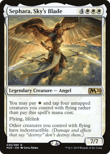 Sephara, Sky's Blade (36) — Core Set 2020