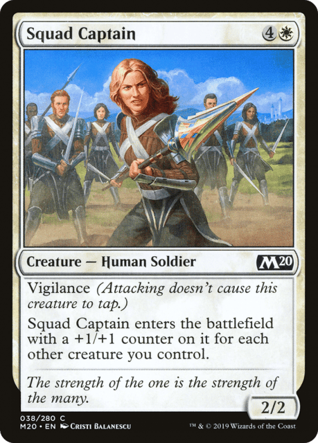 Squad Captain (38) — Core Set 2020