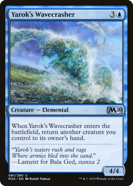 Yarok's Wavecrasher (81) — Core Set 2020
