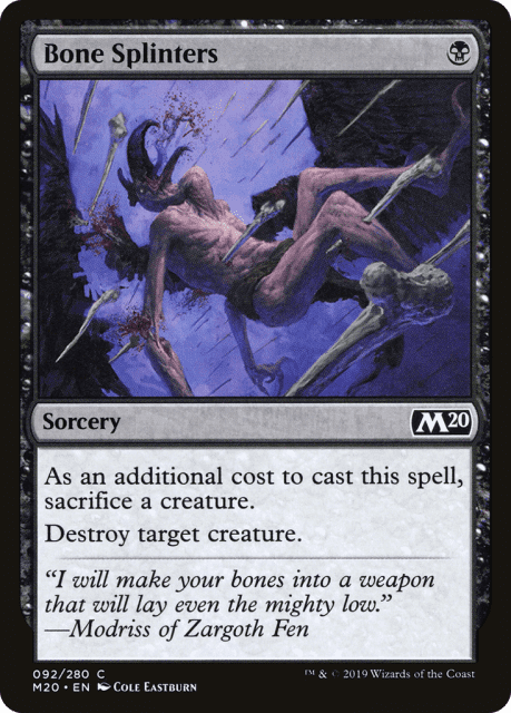 Bone Splinters (92) — Core Set 2020