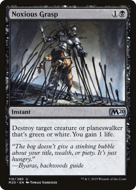 Noxious Grasp (110) — Core Set 2020