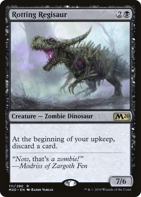 Rotting Regisaur (111) — Core Set 2020