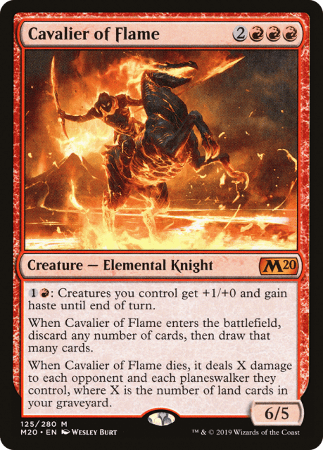 Cavalier of Flame (125) — Core Set 2020
