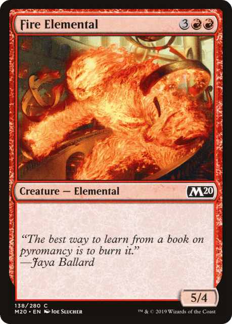 Fire Elemental (138) — Core Set 2020