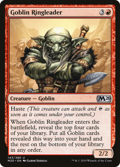 Goblin Ringleader (143) — Core Set 2020