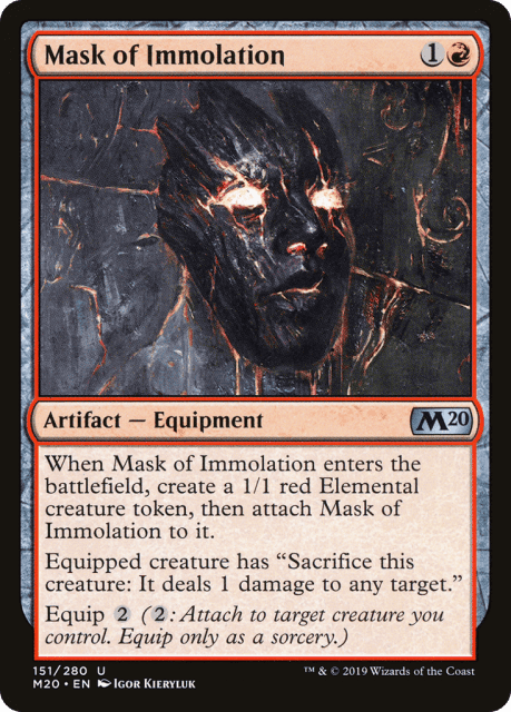 Mask of Immolation (151) — Core Set 2020