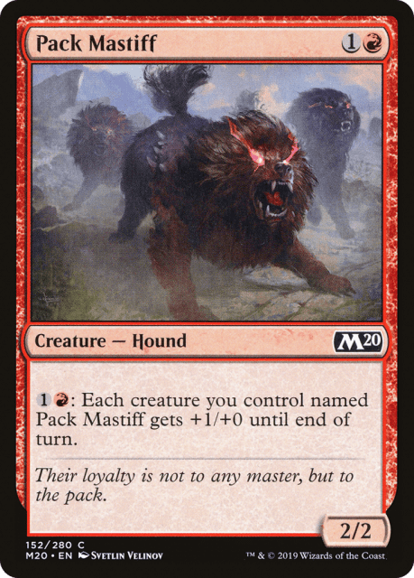 Pack Mastiff (152) — Core Set 2020