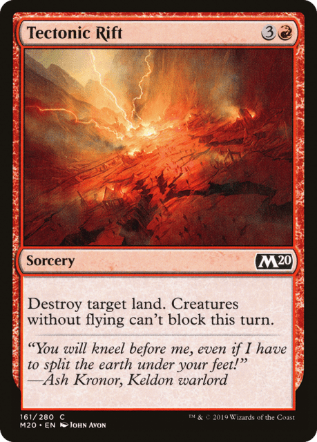 Tectonic Rift (161) — Core Set 2020