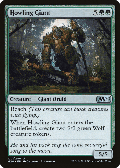 Howling Giant (177) — Core Set 2020