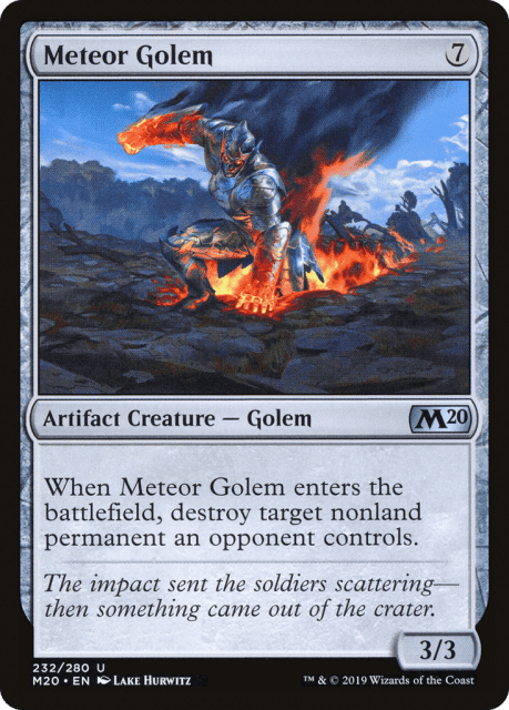 Meteor Golem (232) — Core Set 2020