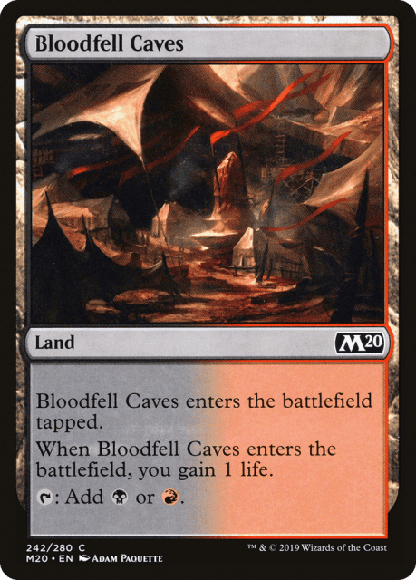 Bloodfell Caves (242) — Core Set 2020