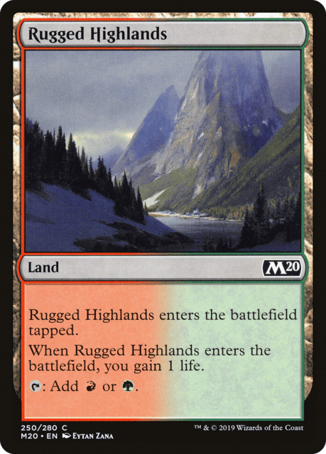 Rugged Highlands (250) — Core Set 2020