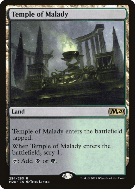 Temple of Malady (254) — Core Set 2020