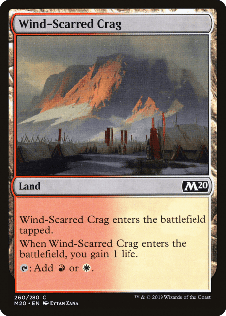 Wind-Scarred Crag (260) — Core Set 2020