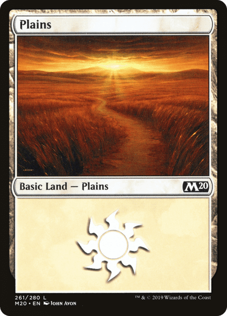 Plains (261) — Core Set 2020