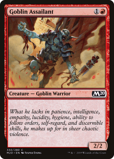 Goblin Assailant (330) — Core Set 2020