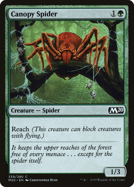 Canopy Spider (339) — Core Set 2020