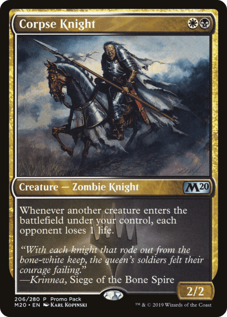 Corpse Knight (206) — Core Set 2020 Promos